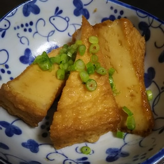 薄味で美味しい(^^)厚揚げ豆腐煮